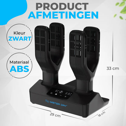 Mister Dry Schoenverfrisser 2 in 1 - Zwart